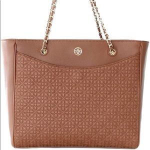 Tory Burch Bryan Leather East/West Tote